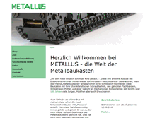 Tablet Screenshot of metallus.ch